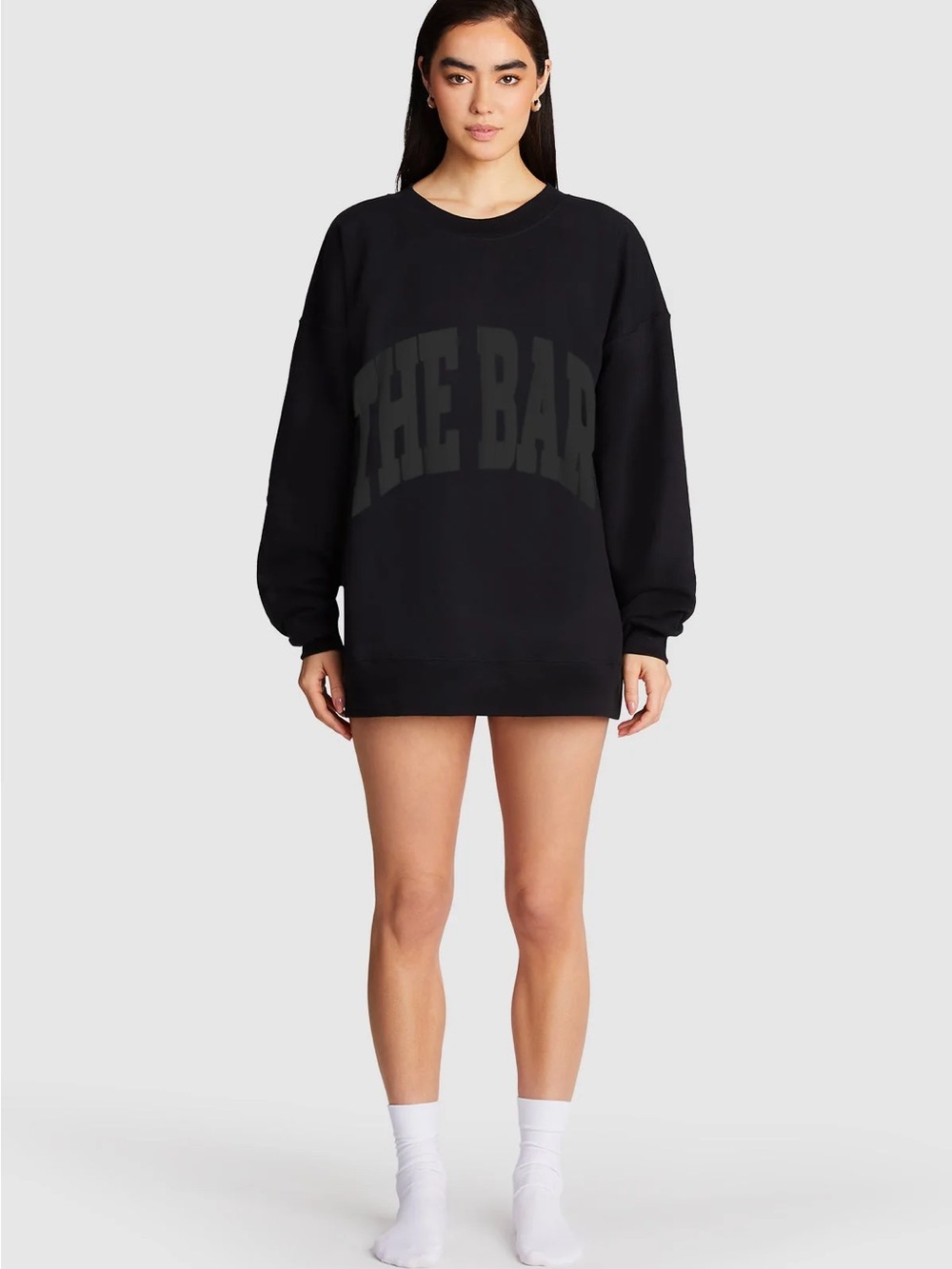 The Bar Black Oversized Sweatshirt - XL worn once